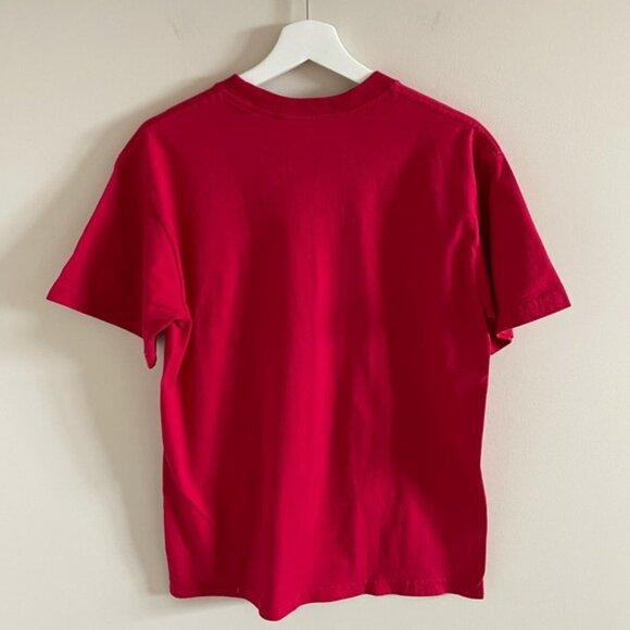 Retro Disney World Mickey Mouse Fab Four Red Oversized Tee Shirt Size Medium - Picture 3 of 5